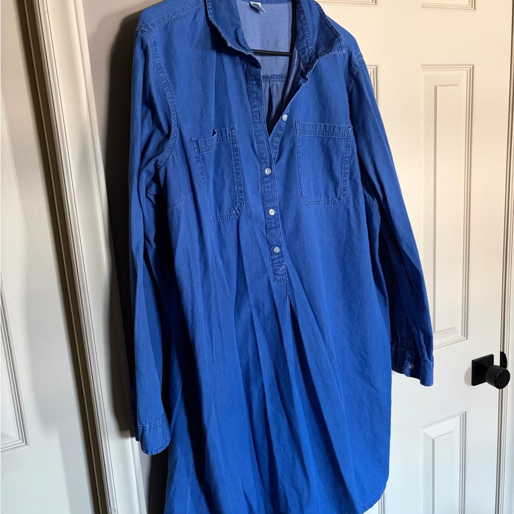 Old Navy Blue Denim Dress